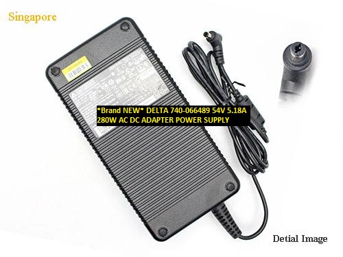 *Brand NEW* DELTA 54V 5.18A 740-066489 280W AC DC ADAPTER POWER SUPPLY